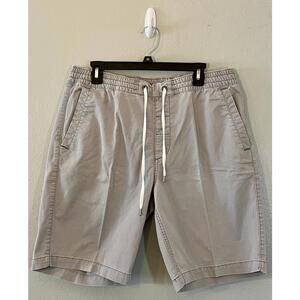 Polo Ralph Lauren Shorts Mens Size Large Drawstring Beige Tan Cotton Canvas